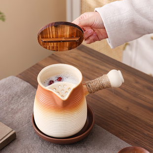 烤奶茶罐煮茶大容量罐罐茶壶陶罐全套装户外家用器具围炉煮茶专用