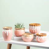 Цветочный горшок, керамический дышащий очень большой комплект