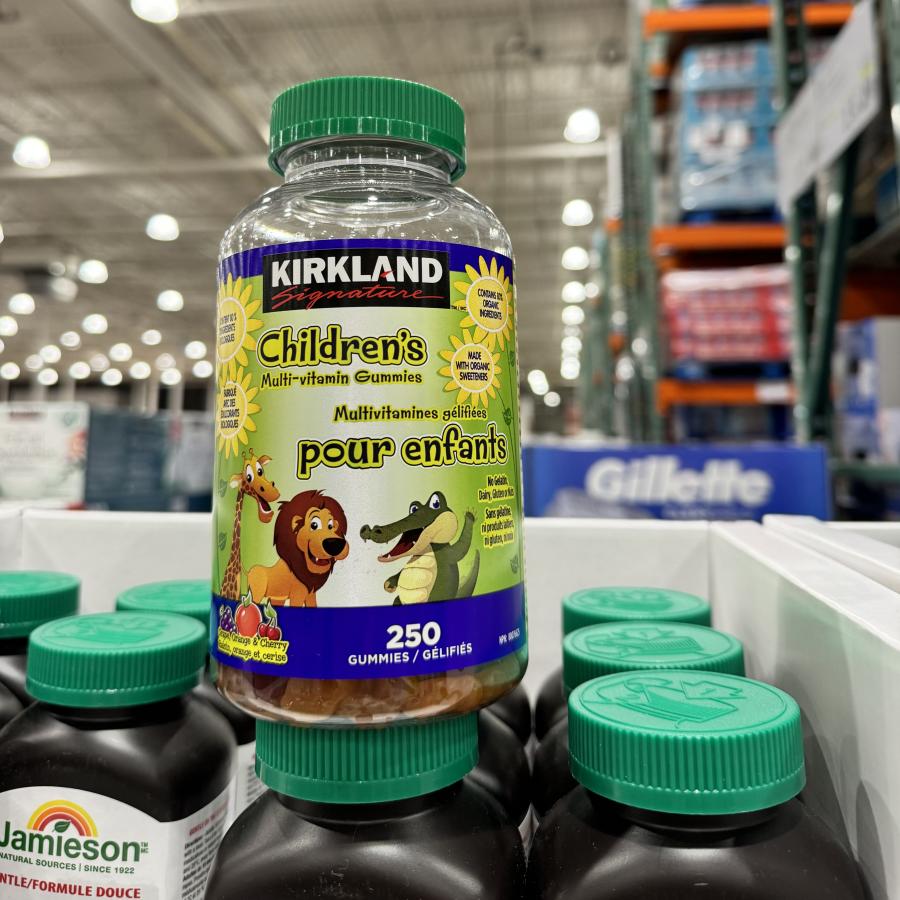 加拿大直邮Kirkland儿童多种维生素软糖水果味适合2岁以上250粒
