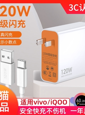适用vivo90W闪充充电器Ⅴiⅴox200/x200pro/x200promini手机快充头8A数据线typec接口原正装品Type-C旗舰宽口