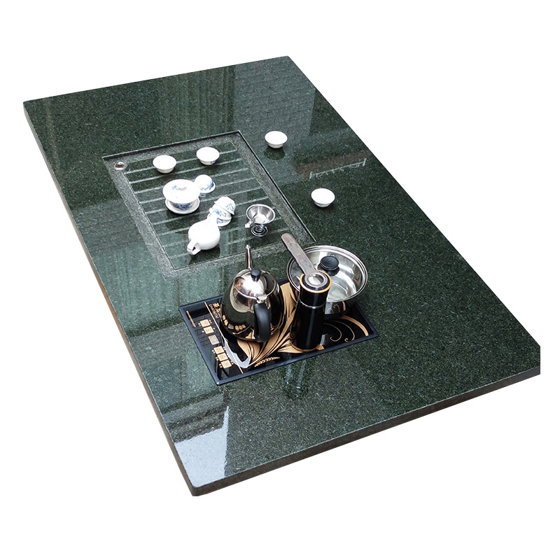 天然大理石台面定制泡茶功夫茶台面板户外光亮面茶几餐桌板材单买