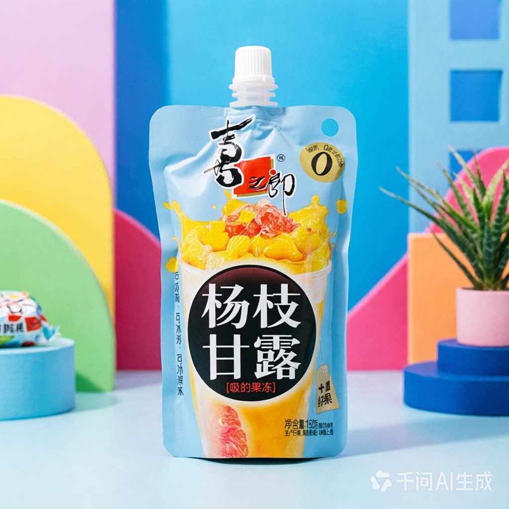 喜之郎杨枝甘露吸的果冻袋装150克装 吸0脂分享送礼甜品儿童零食