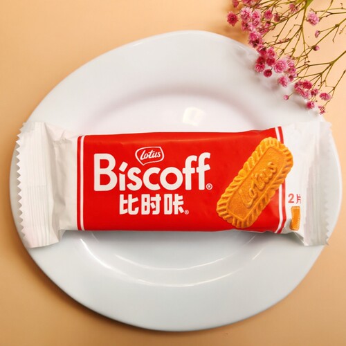 Biscoff lotus比时咔焦糖饼干25克2片装零食独立包装