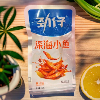 劲仔深海小鱼酱汁味12克每包