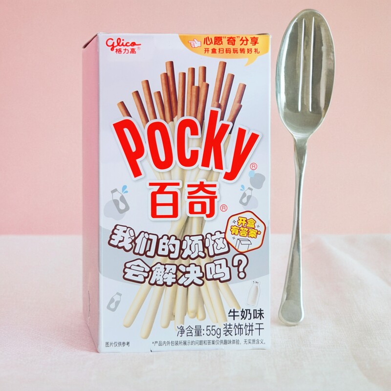 格力高百奇牛奶味装饰饼干55克