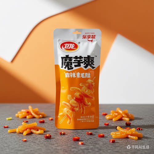 卫龙魔芋爽麻辣素毛肚乐享装