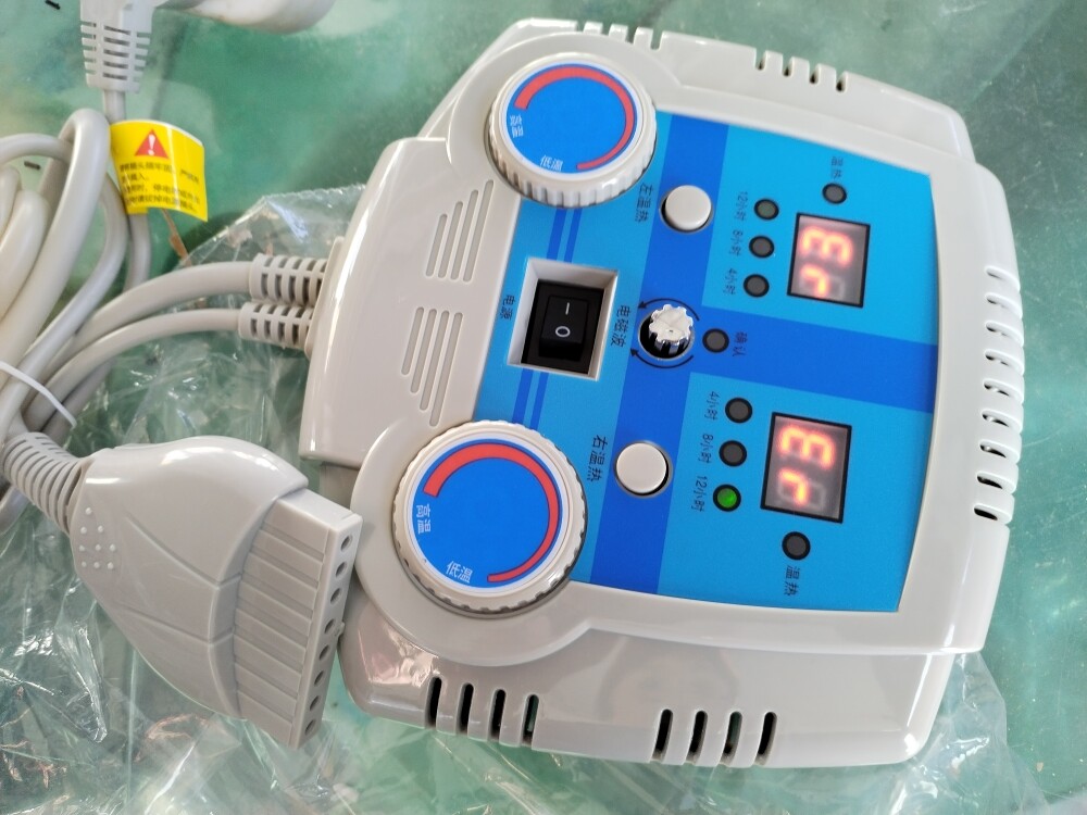 玉石锗石床垫温控器双温双控开关八孔自动控温全自动开关控制器