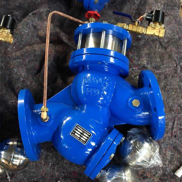 YQ980003过滤活塞式遥控浮球阀阀门球墨铸铁手动电磁阀DN100 200
