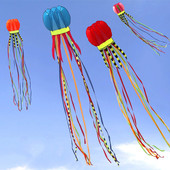 潍坊风筝新款 立体水母风筝软体易飞行大型水母风筝