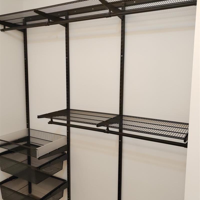 定制砌墙卧室衣柜DIY步入式金属衣帽间L型N转角衣柜钢架结构配件