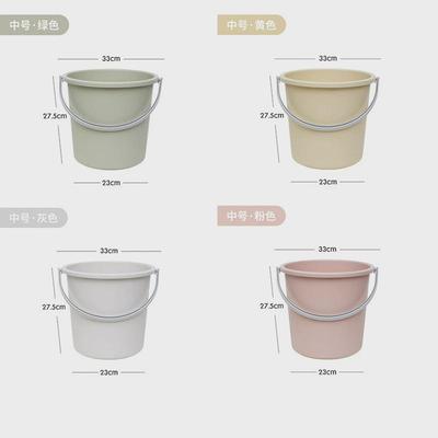 塑料水桶家用手提储水用大号加厚食品级大容量带S盖洗澡泡脚手提