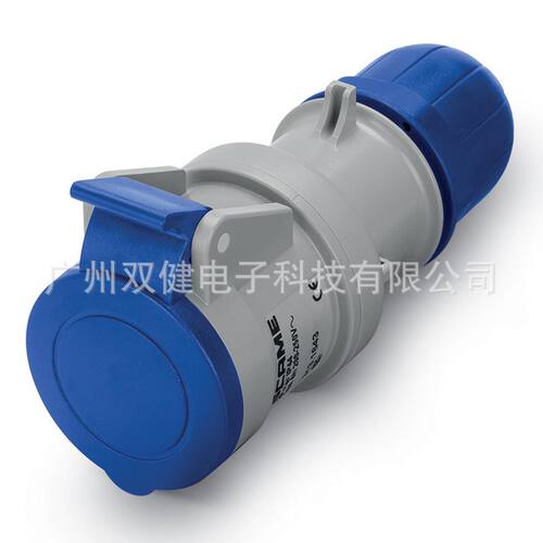313.1643 防水工业连接器 16A-6h/3P IP44 cee耦合器插座