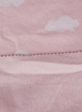 棉提花布婴幼儿抱被家居服爬爬服床品枕头被子等发热面料