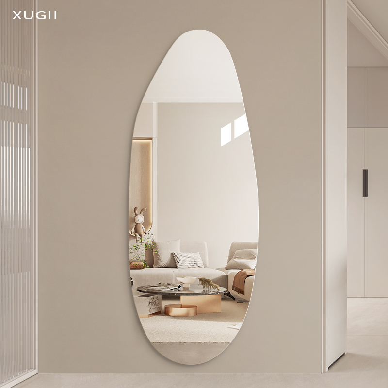 不规则异形全身镜家用壁挂