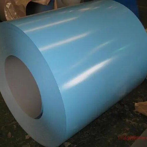 上海宝钢彩涂卷彩钢瓦钢板畜牧围栏瓦屋顶雨棚铁皮海蓝天空蓝搭棚