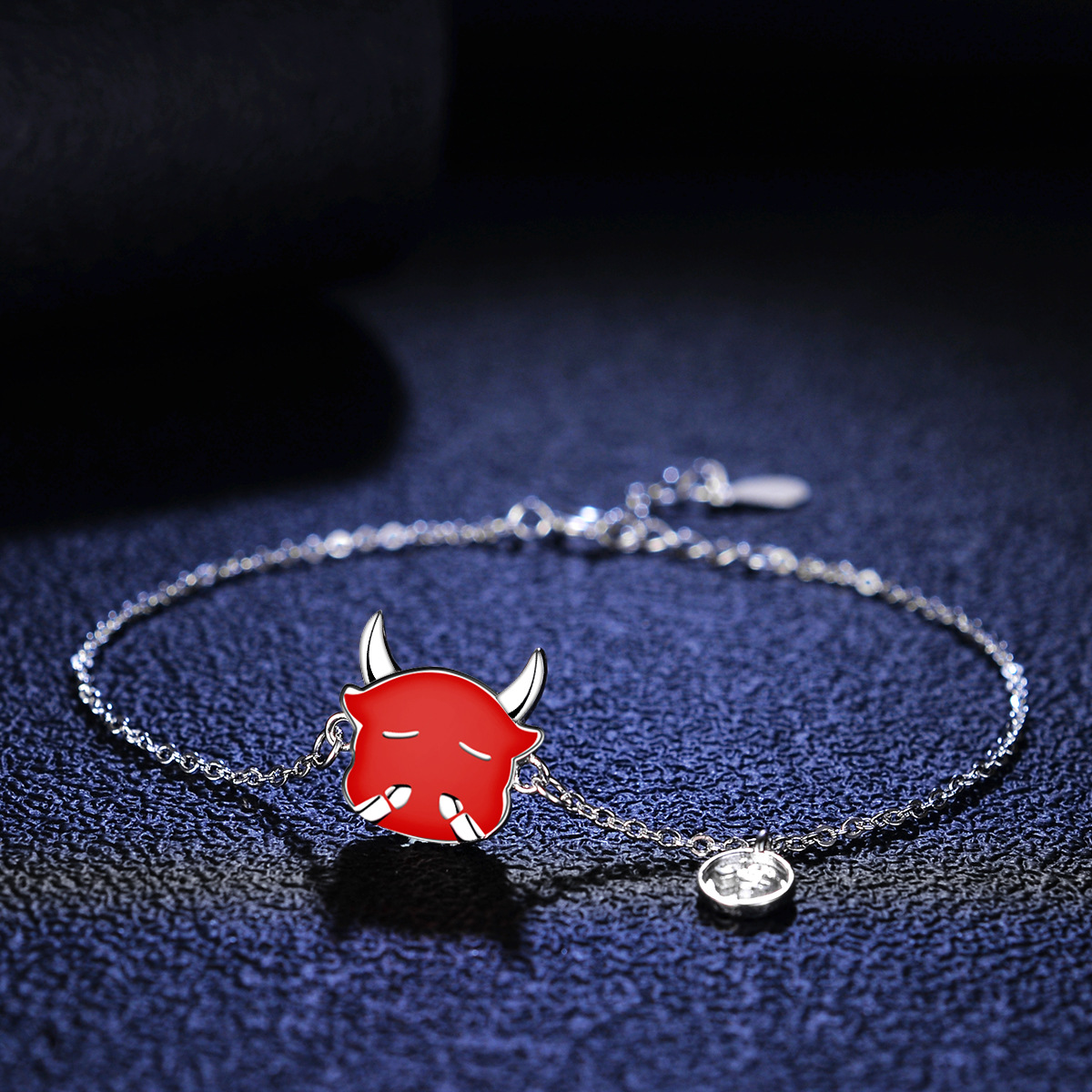 十二生肖手链红绳女纯银S925镀PT950 铂金中国风礼物温感变色饰品