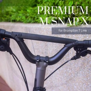 适用BROMPTON小布T Line单车M把横杆手机拓展支架3D打印改装配件