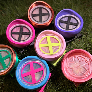 小布复古车灯太子灯适用bromotom折叠车猪鼻扣彩色车头灯夜骑灯