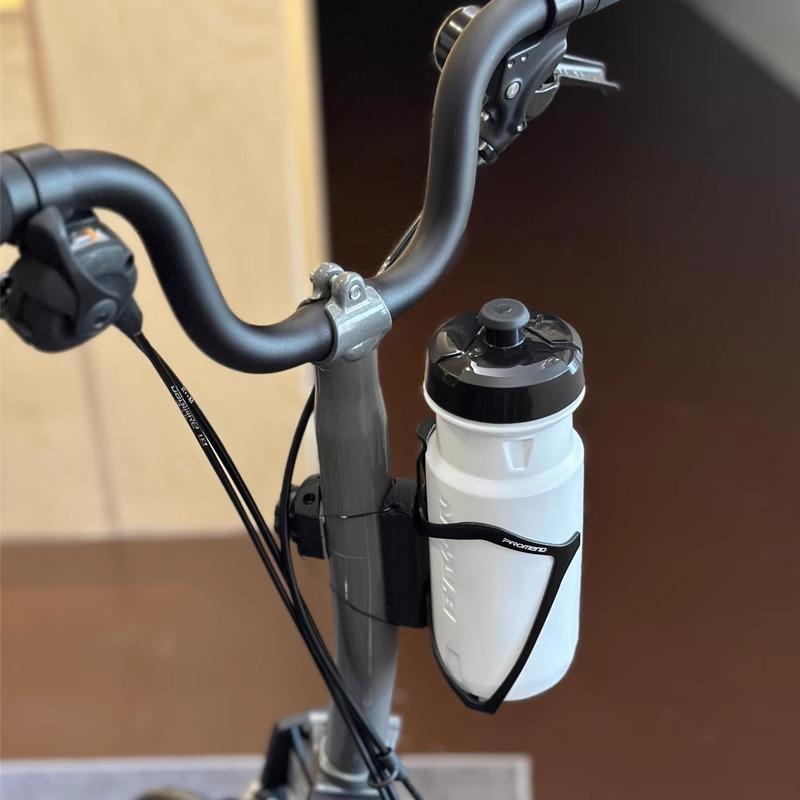 适用brompton小布折叠自行车配件公路车大行快拆卸骑行水杯水壶架