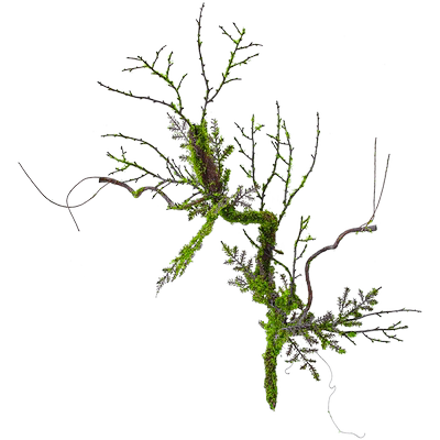 松雨仿真枯藤简约风格diy