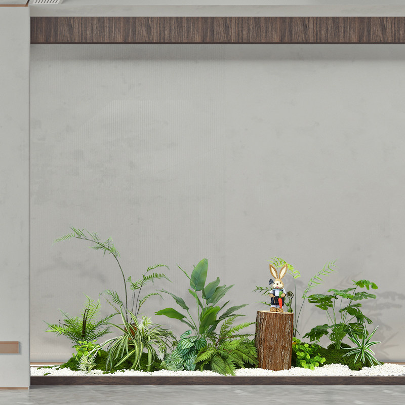 仿真绿植造景室内景观造景橱窗场景布置苔藓假植物装饰楼梯下假树,鲜花速递/花卉仿真/绿植园艺,仿真绿植,淘宝优惠券,粉丝福利购,淘宝优惠卷