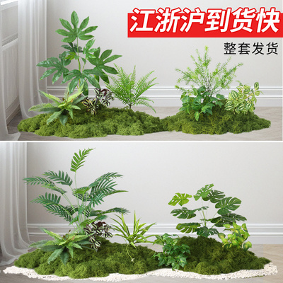 松雨仿真绿植苔藓造景植物景观