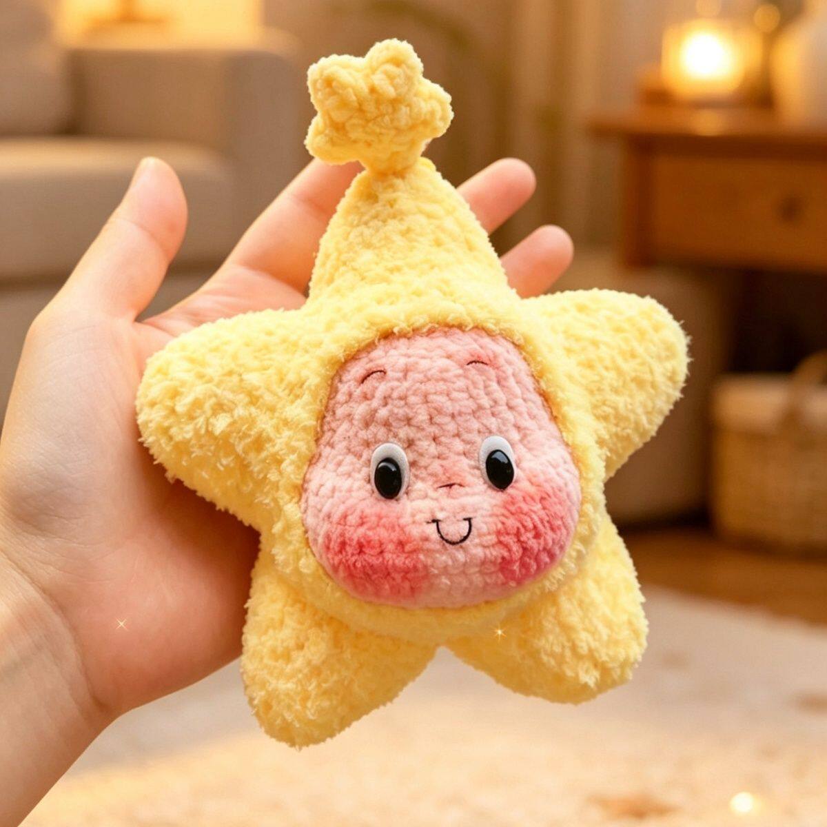 星星人钩织材料包手工diy材料星星人团子挂件毛线钩针编织钥匙扣