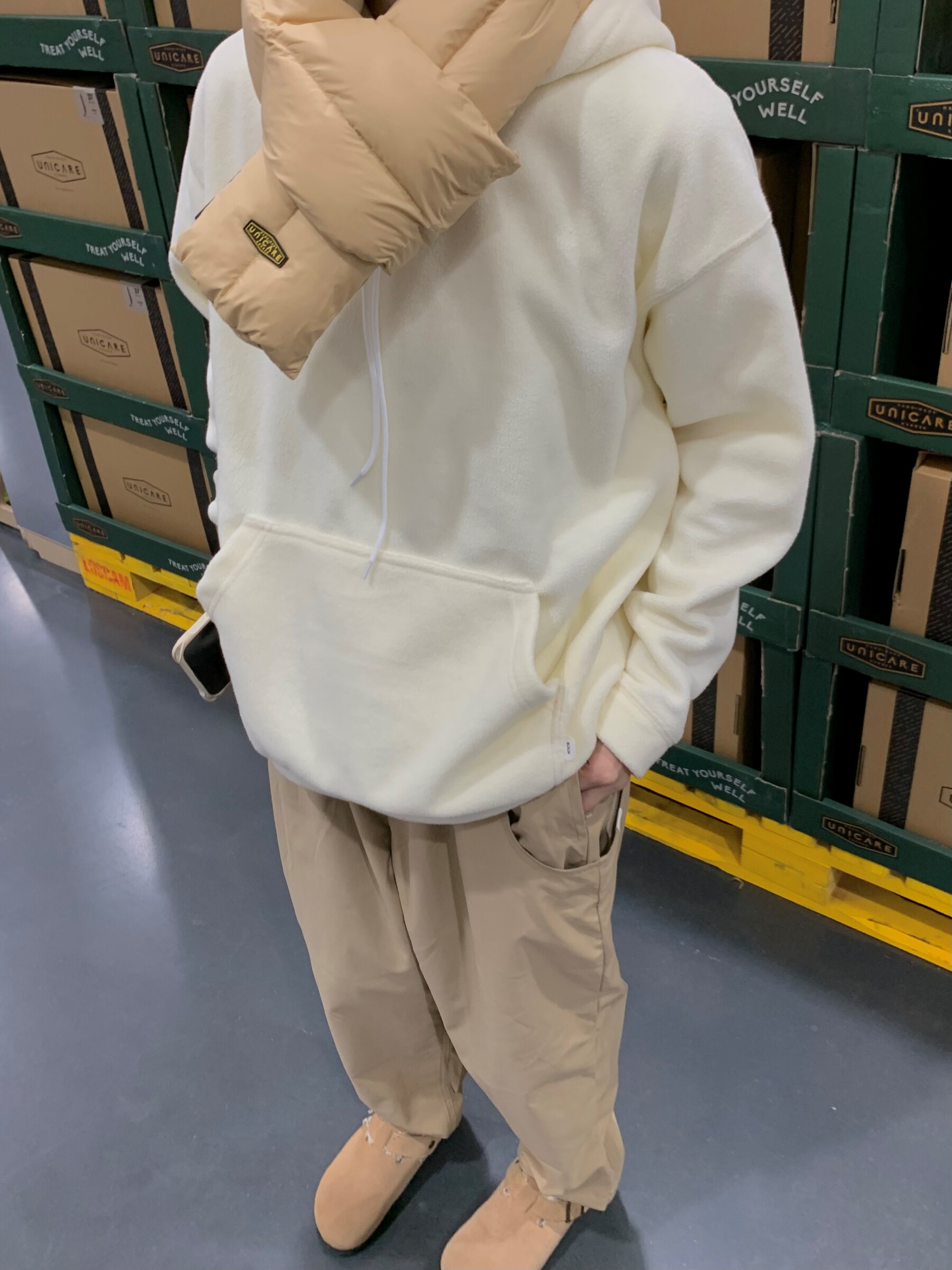 BCALM「限时折扣」秋冬摇粒绒套装 卫衣卫裤加厚纯色保暖家居服男