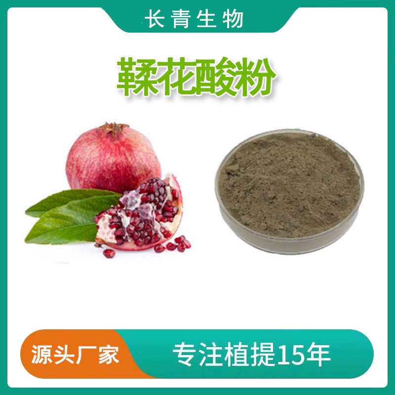 鞣花酸粉90% 石榴皮鞣花酸粉末30:1 天然原料萃取精华多酚 现货