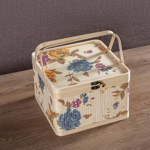 源头厂家竹篮礼盒现货速发