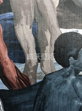 ARTE比利时 罗马人温泉沐浴仿金银箔丝墙纸壁纸70500 70501 70502