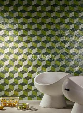 比利时进口 ARTE 几何拼接纹Samal贝壳墙纸壁纸33700 33701 33702