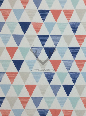 儿童房三角形小恐龙无缝墙布壁布YOB081801 081802 081901 081902