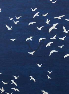 美国WQ原装进口纯纸鸟群墙壁纸BL70408 70412 70418 70422 70428