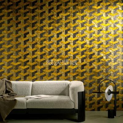 比利时进口 ARTE 几何拼接纹Samal贝壳墙纸壁纸33720 33721 33722