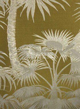 米兰朵MILANDO 色织提花热带背景无缝墙布MLD01-03A-10A-17A-30A