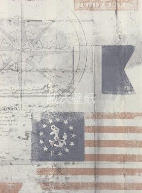 BOWEN 航海家 儿童卡通男孩欧美风墙纸NA62051 62052 62053 62054