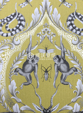 BAZAAR动物墙纸壁纸G78309 78310 78311 78312 78313 78314 78315