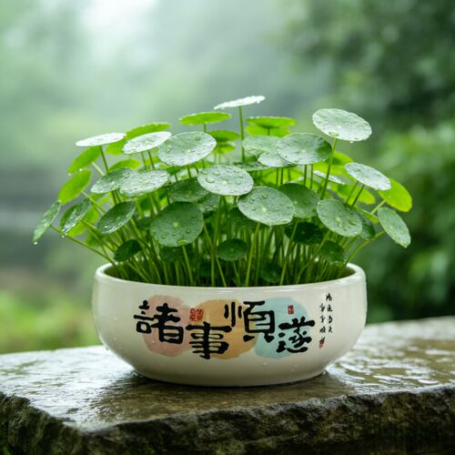 陶瓷无孔大口径水培花盆