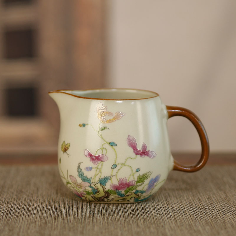 陶瓷单人家用德化中式客厅公道杯