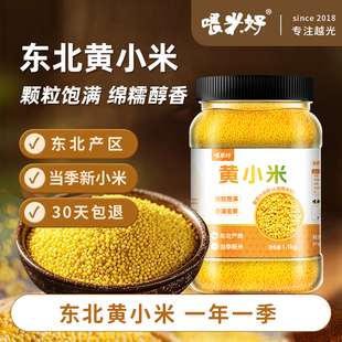 喂米好东北K1黄小米2.2斤原料产地内蒙敖汉旗黄小米4.4斤熬粥