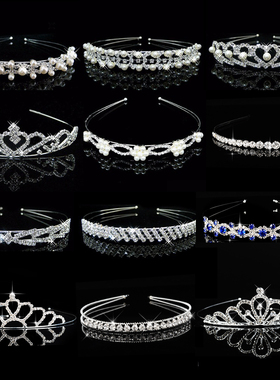Wedding Bridal Bridesmaid Tiara Crown Headband Heart Girls