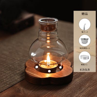 沉香熏香炉玻璃熏香炉家用檀香料