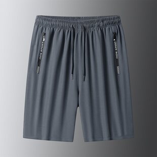 速干裤 青年运动户外大码 男装 男式 夏天薄款 百搭冰丝裤 五分短裤 夏季
