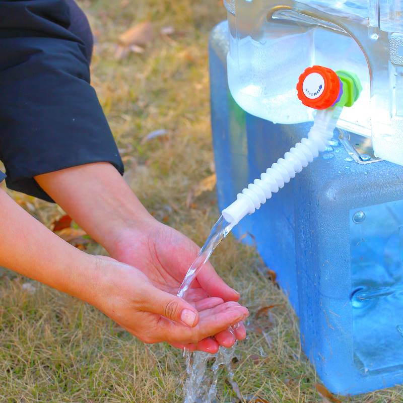 加厚PC食品级车载户外纯净水桶家用塑料矿泉水桶大口可清洗储水箱