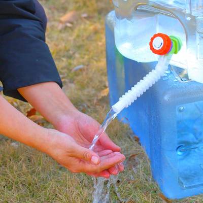 加厚PC食品级车载户外纯净水桶家用塑料矿泉水桶大口可清洗储水箱