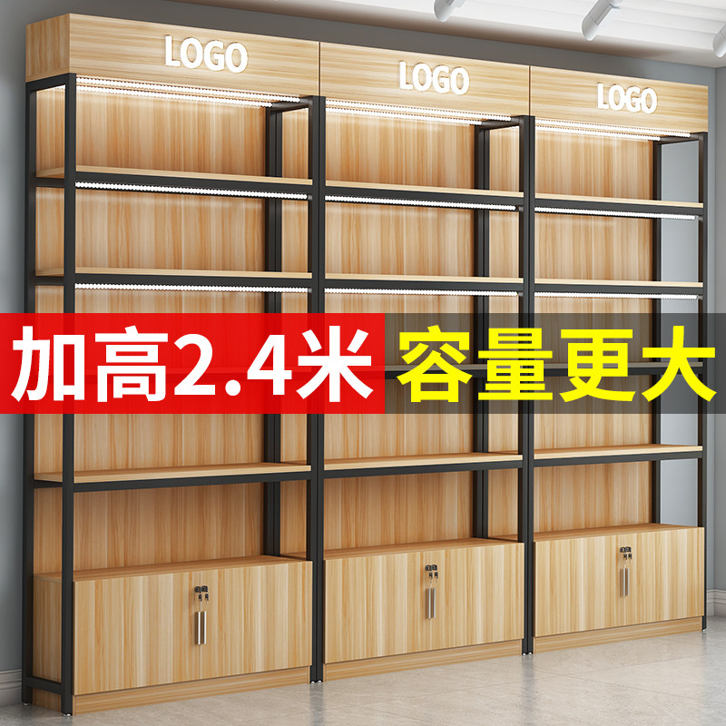 超市货架加高展示柜多层置物架图片