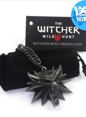 TheWitcher3巫师3狂猎狼头项链