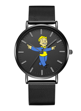 辐射4Fallout 4游戏周边手表111 避难所钢带男士欧美腕表情侣男表