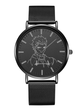 Alter命运之夜 Fate Archer 红A英灵卫宫士郎潮男超薄防水机械表